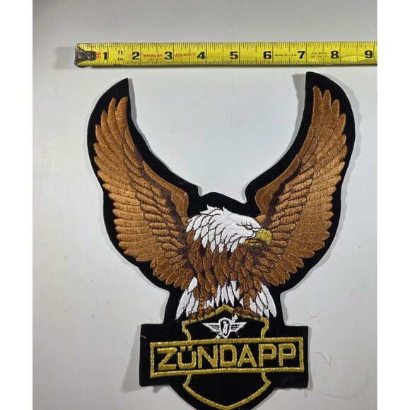 Zündapp Eagle Patch Embroidered Iron-On Sew-On Badge For Jackets & Vests - Picture 6 of 6